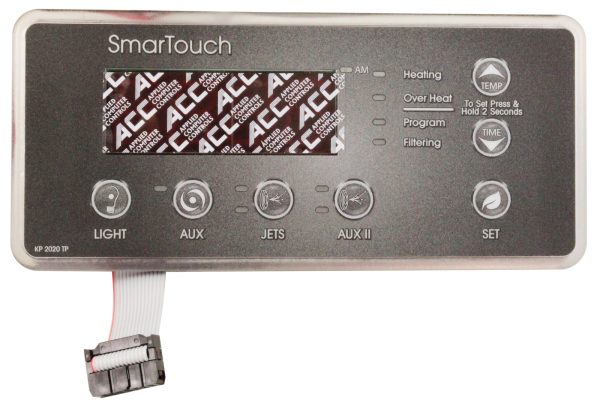 Topside, ACC KP-2020 TP, Light/Aux/Jets/AuxII/Set/Temp/Time|KP-2020 TP